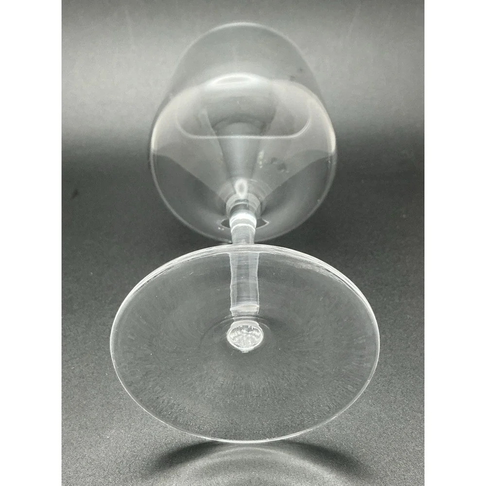 Vintage Bryce Brothers Hand-Blown Crystal White Wine Glasses Pre 1949 Mark Set 4